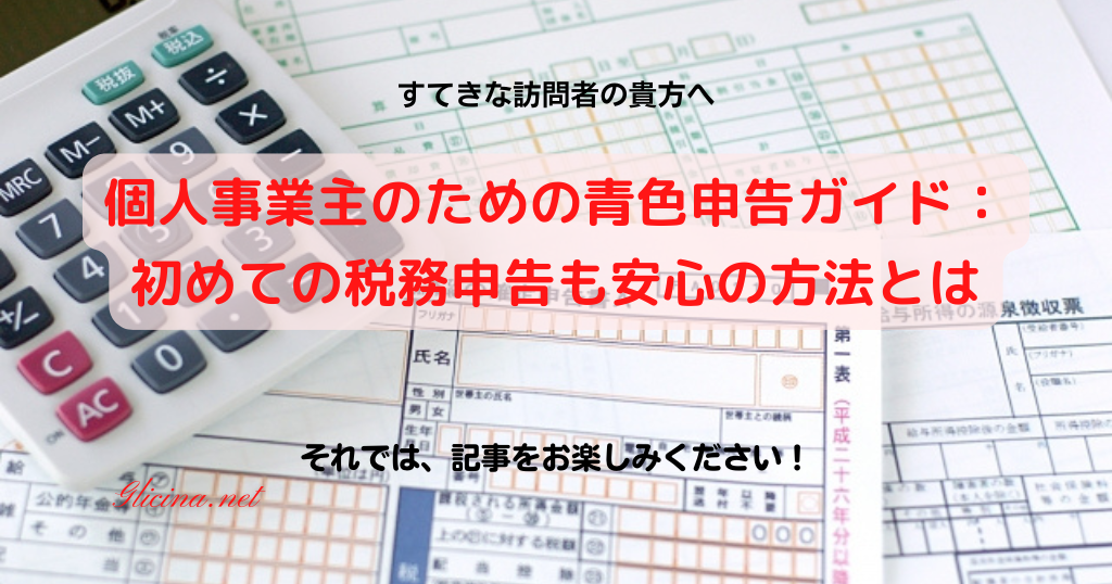 20180210_個人事業主のための青色申告ガイド：初めての税務申告も安心の方法とは