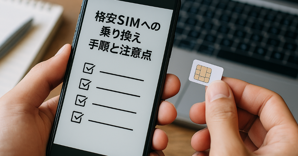 格安SIMへの乗り換え手順と注意点-1