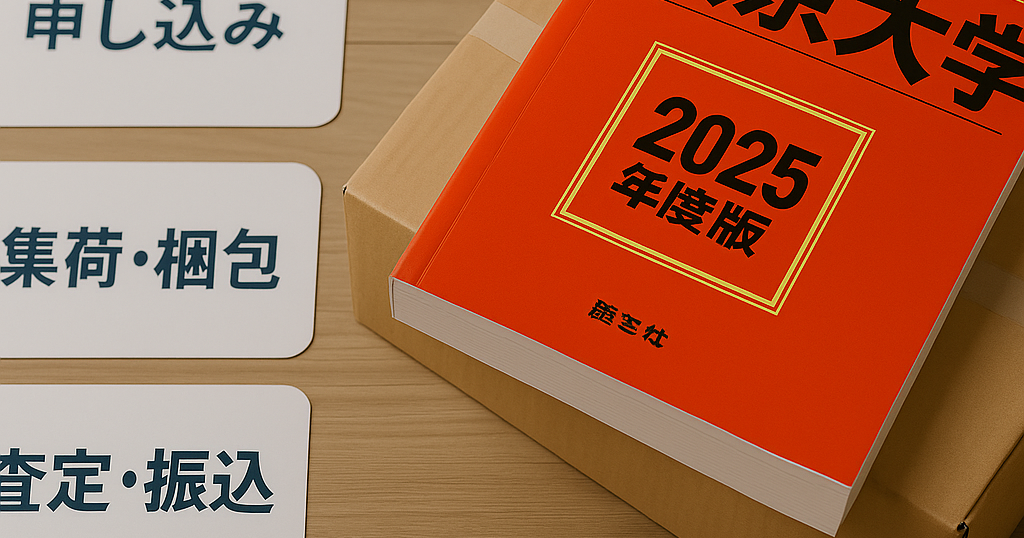 赤本の宅配買取の流れとスムーズに進めるポイント−2