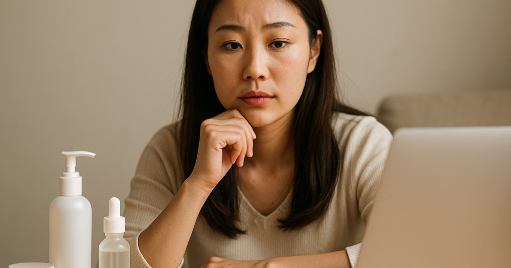 無料モニターの仕組みと安心して応募できる理由を解説するイメージ写真。明るい笑顔の女性が資料を手にして説明を受けている様子